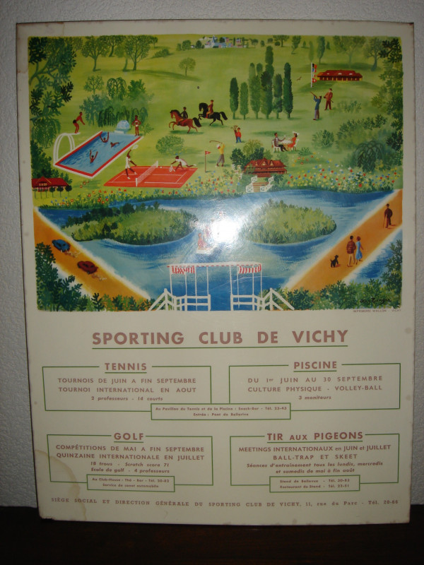 Vichy,sporting club.